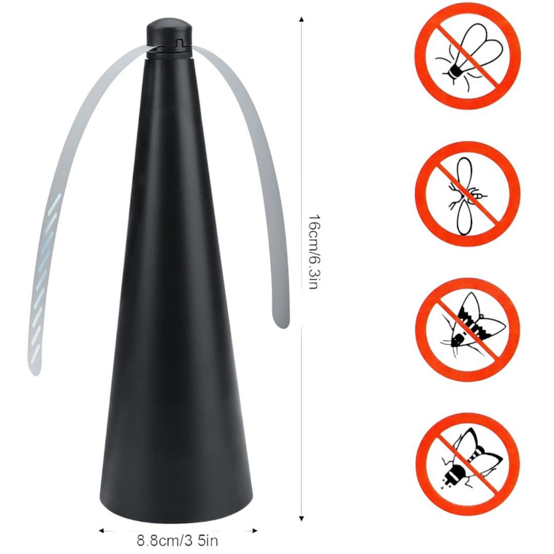 Ventilador Repelente de Moscas – RepelAir™💨🦟