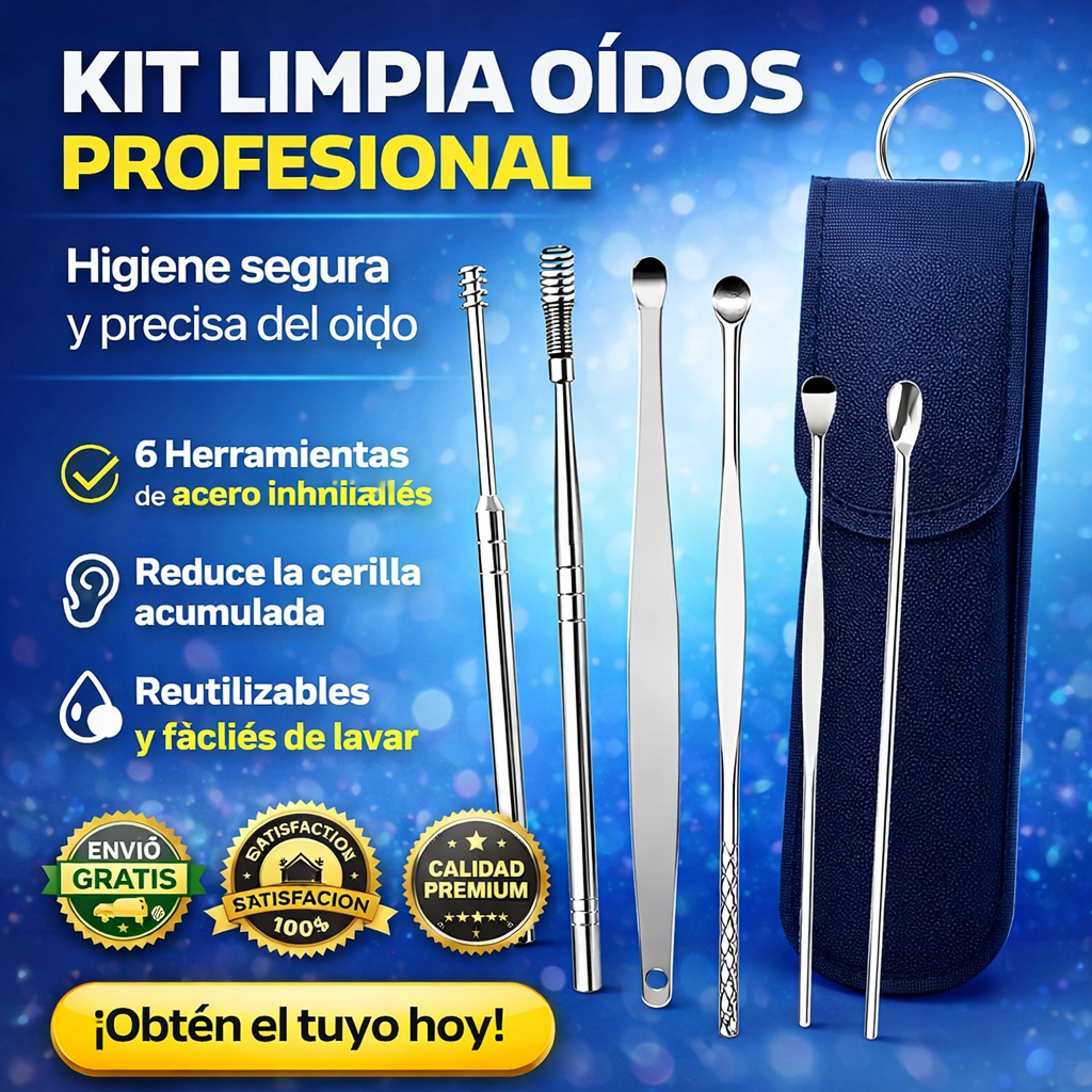 Kit de Limpieza de Oídos Manual X6 | EarTools