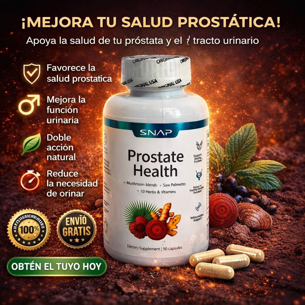 SNAP PROSTATE HEALTH - REACTIVA TU SALUD PROSTATICA X 90