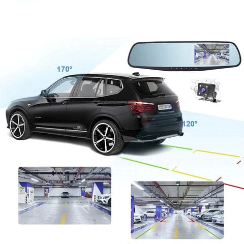 Espejo Retrovisor con Doble Cámara Full HD🚘