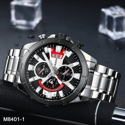 👑⌚ M:8401 Reloj Curren Metálico Cronógrafo ⌚👑