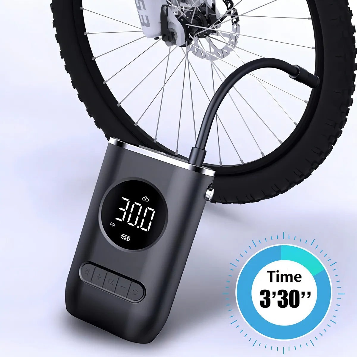 Mini compresor portátil  - WindPlus™ CARROS, MOTOS, BICICLETAS, BALONES