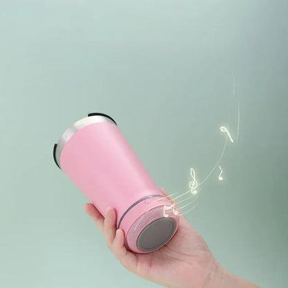 TermoSonido🎶:Vaso Térmico Parlante 3 en 1 🥤(Térmico, Audioritmico, Destapador)