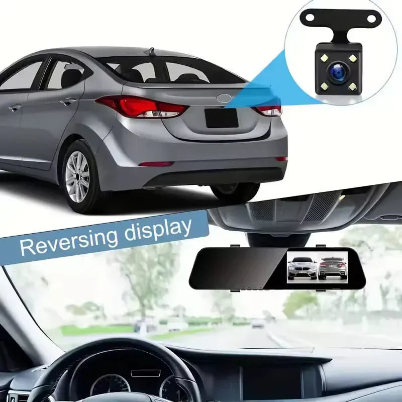 Espejo Retrovisor con Doble Cámara Full HD🚘