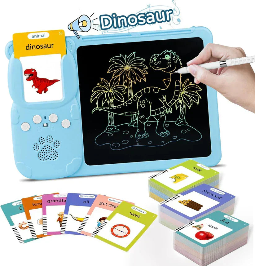Tablet Magic, Para Dibujar y Aprender INGLES - 255 Tarjetas doble cara🎨