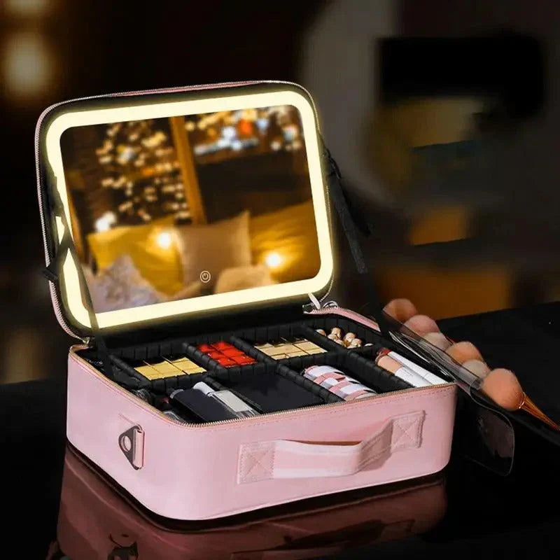 COSMETIQUERA PRO CON ESPEJO