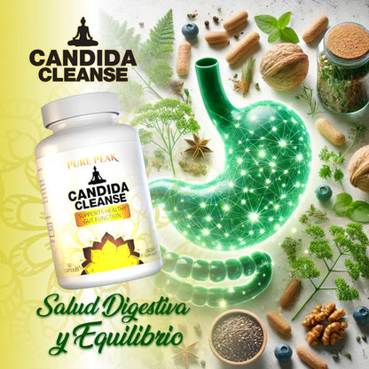 Candida Cleanse 🌿🛡️ –  Natural para Eliminar Hongos, Hinchazón y Fatiga